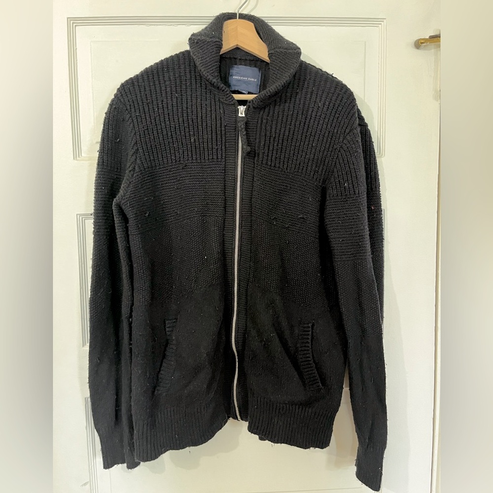 America Eagle Knit Zip-up